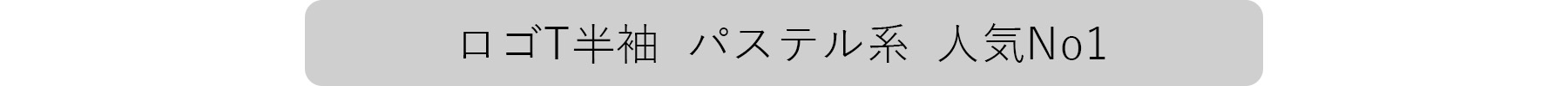 ロゴT半袖パステル系人気ランキングバナー