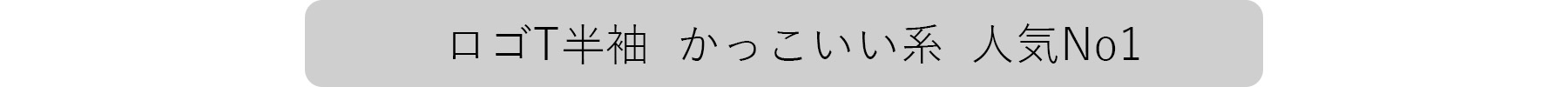 ロゴT半袖カッコいい系人気ランキングバナー