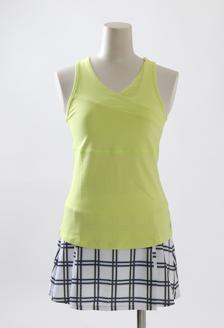 Lily Tankリリータンク|テニスウェア|ノースリーブ|ホワイト | テニス