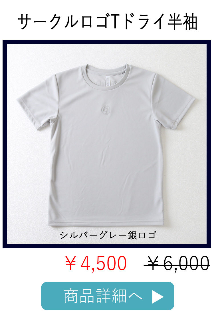 シルバーグレー銀ロゴ平置き写真