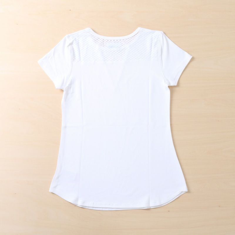DeepVTeeディープブイティ|テニスウェア|半袖|White | テニス