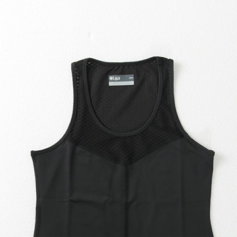 ForceTankフォースタンク| テニスウェア|ノースリーブ|Black