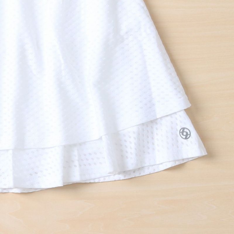 LayerSkortレイヤースコート|テニスウェア|スコート|White