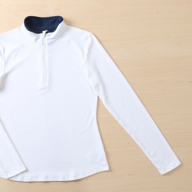 AngleTopアングルトップ|テニスウェア|長袖|White | テニス