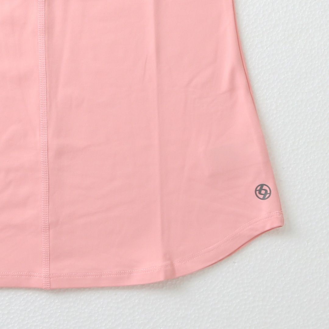 Pleat Teeプリーツティー|テニスウェア|半袖|ShellPink | テニスウェア