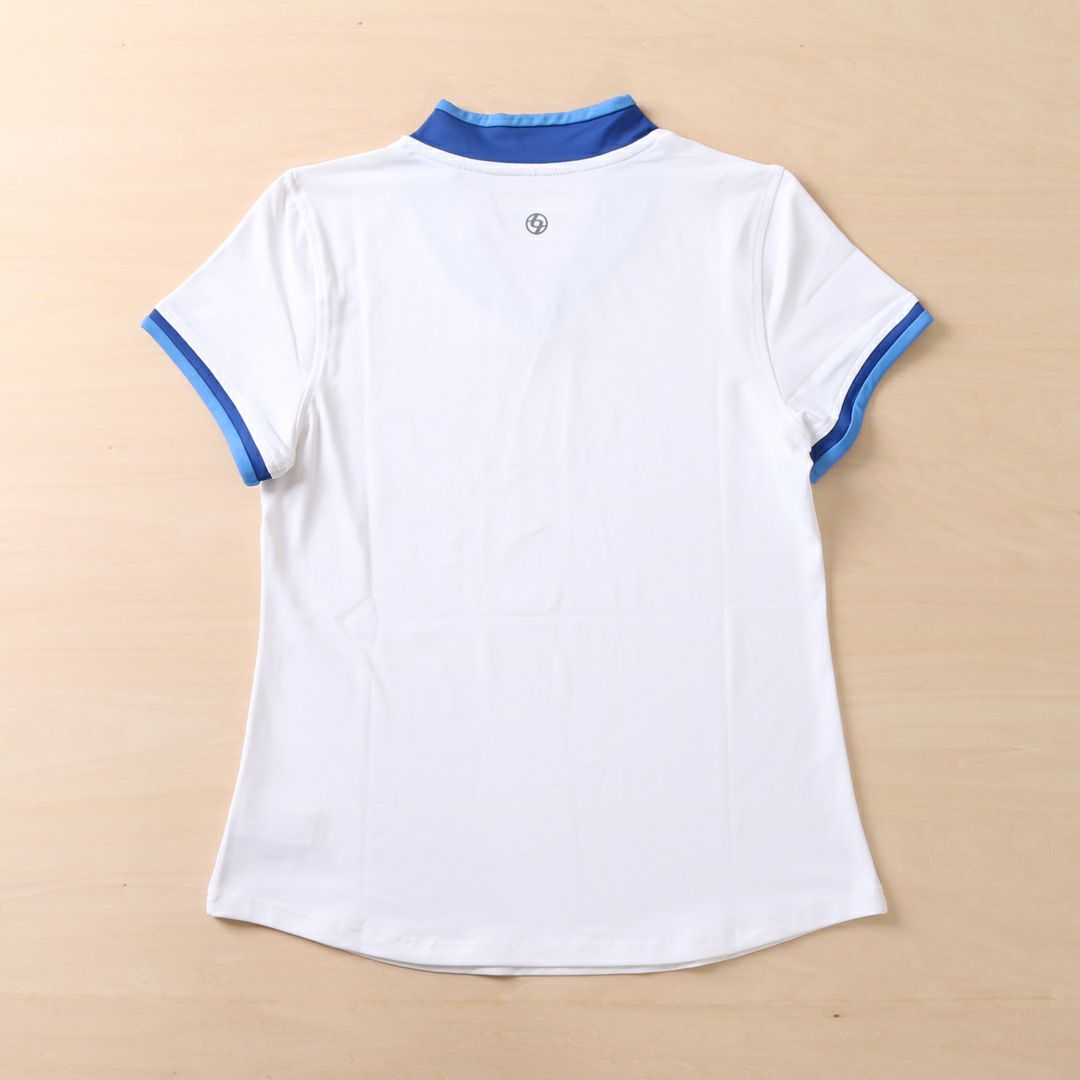 CollegeTeeカレッジティー|テニスウェア|半袖|White | テニスウェア