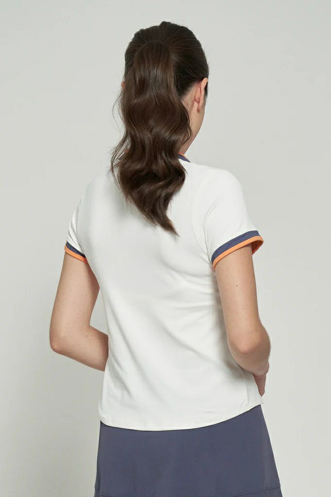 CollegeTeeカレッジティー|テニスウェア|半袖|White | テニス