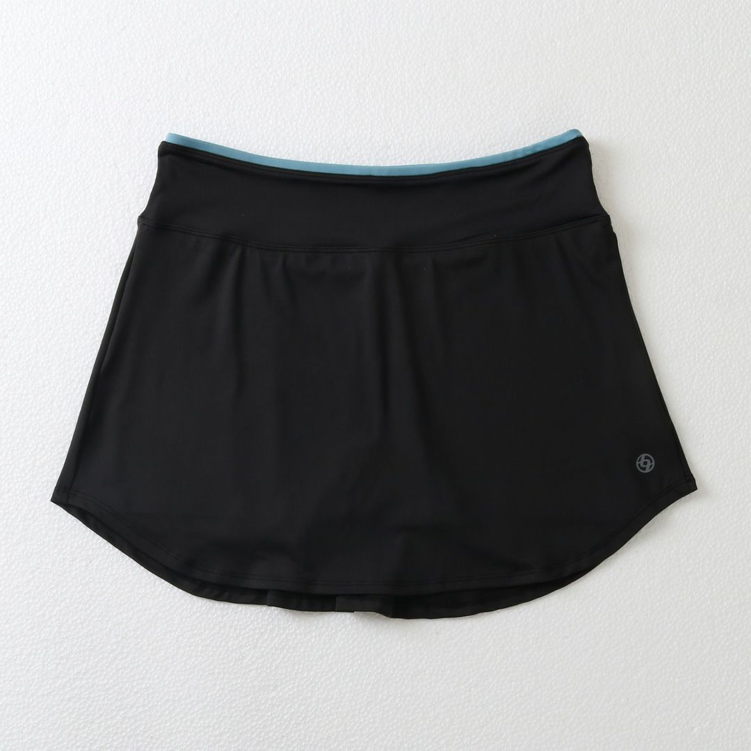 PopSkortポップスコート|テニスウェア|スコート|Black | テニスウェア