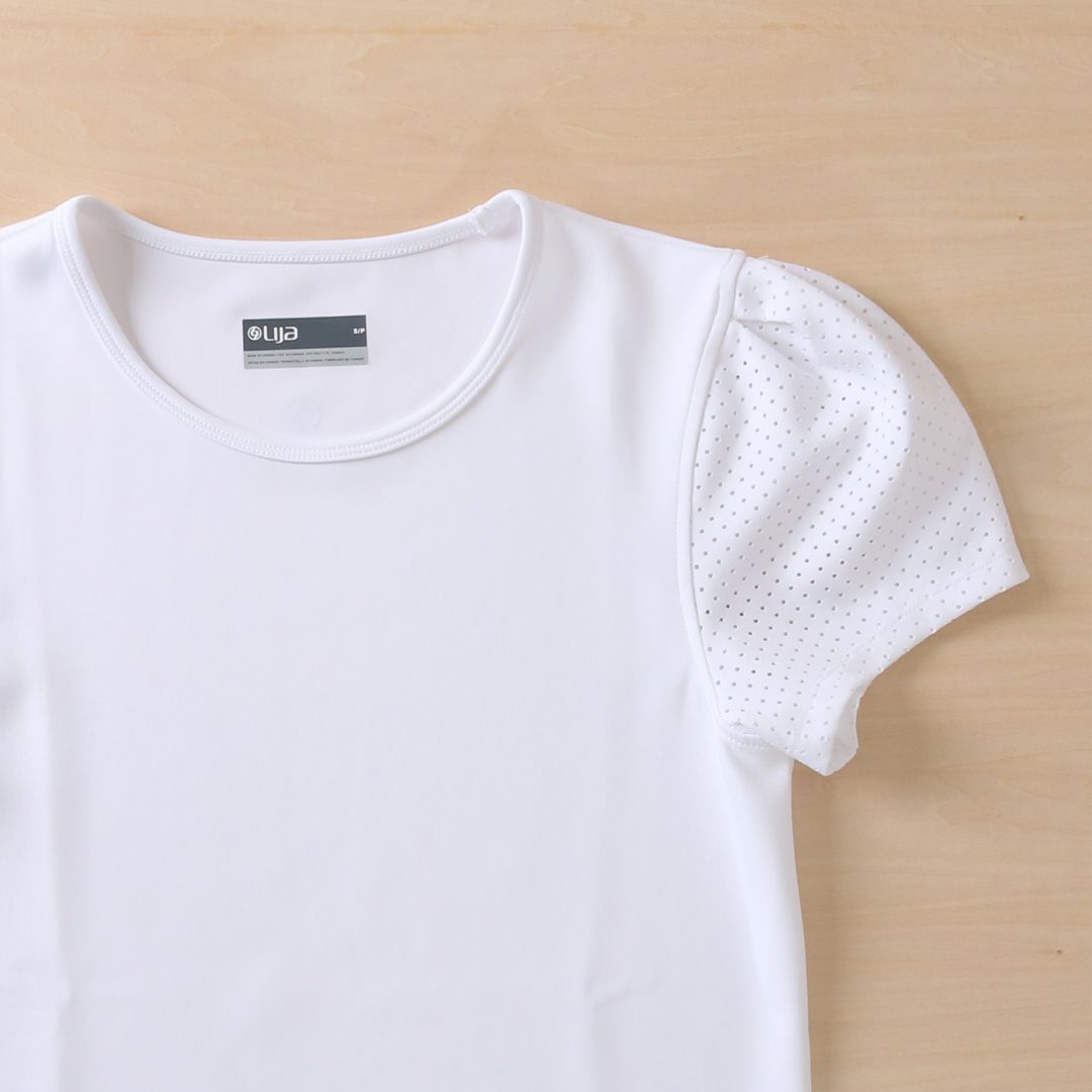 SignetTeeシグネットティ|テニスウェア半袖|White | テニスウェア