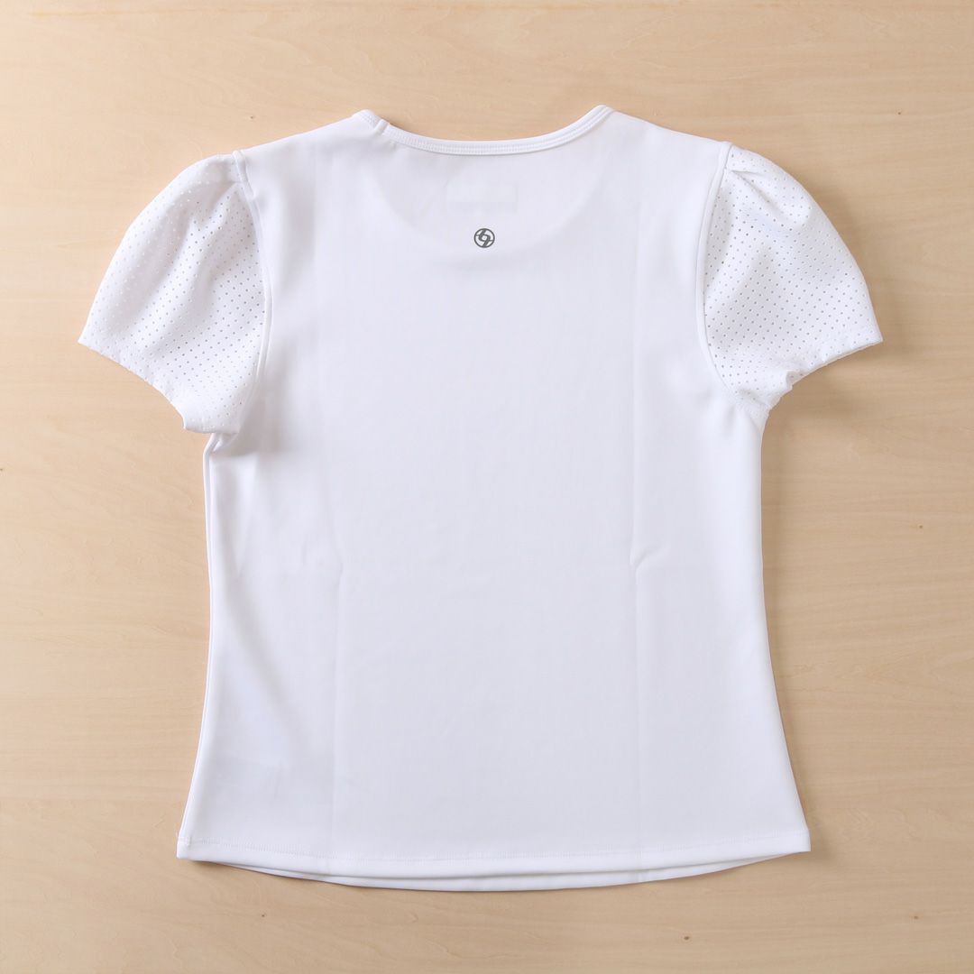 SignetTeeシグネットティ|テニスウェア半袖|White | テニスウェア